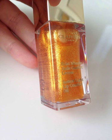 コンフォート リップオイル  07 honey glam/CLARINS/リップグロスを使ったクチコミ（1枚目）