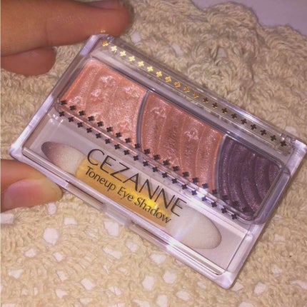 トーンアップアイシャドウ/CEZANNE/アイシャドウパレットを使ったクチコミ(1枚目)
