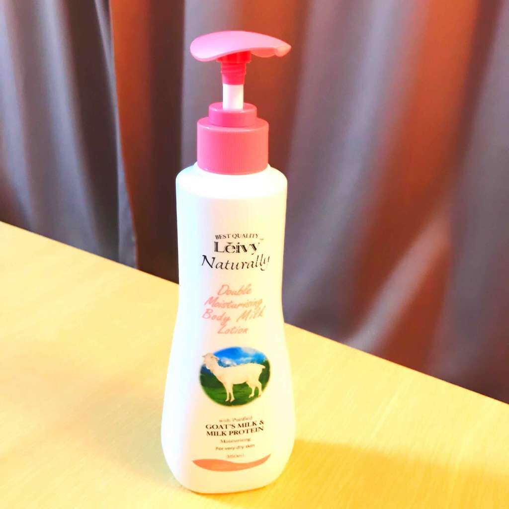 ボディーローション ゴートミルク&ミルクプロテイン/Leivy/ボディローションを使ったクチコミ(1枚目)