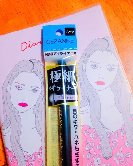 極細 アイライナーR/CEZANNE/リキッドアイライナーを使ったクチコミ(1枚目)