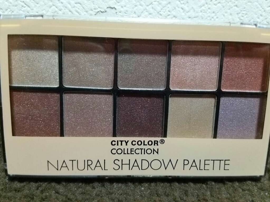 NATURAL SHADOW PALETTE/CITY COLOR/アイシャドウパレットを使ったクチコミ(1枚目)