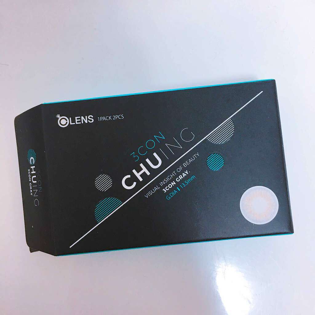 チューイン3コン/OLENS/カラーコンタクトレンズを使ったクチコミ（1枚目）