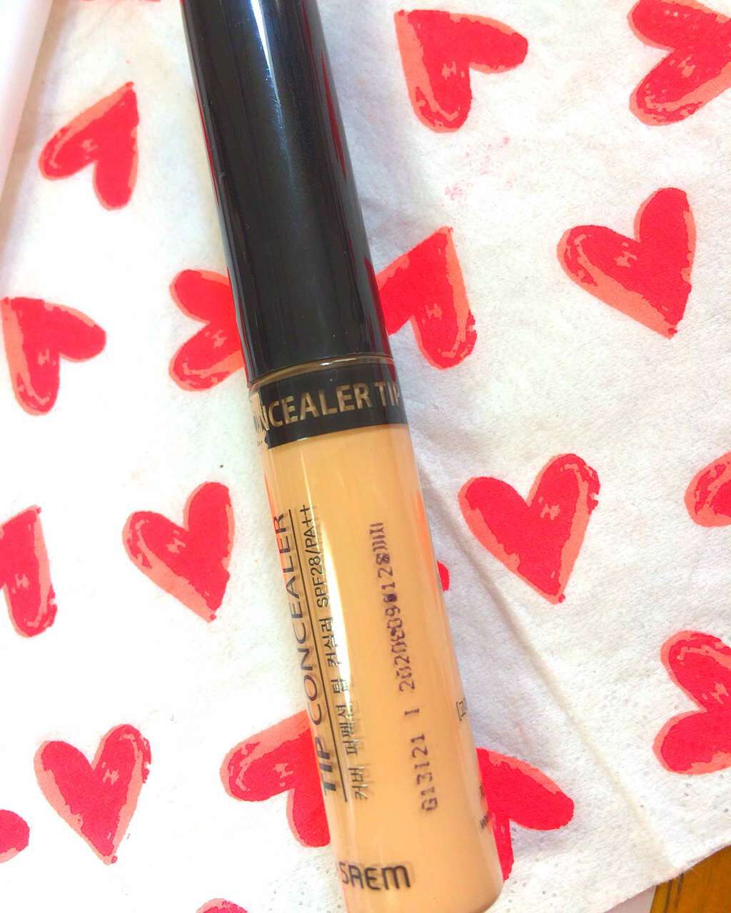 カバーパーフェクション チップコンシーラー/the SAEM/リキッドコンシーラーを使ったクチコミ(1枚目)