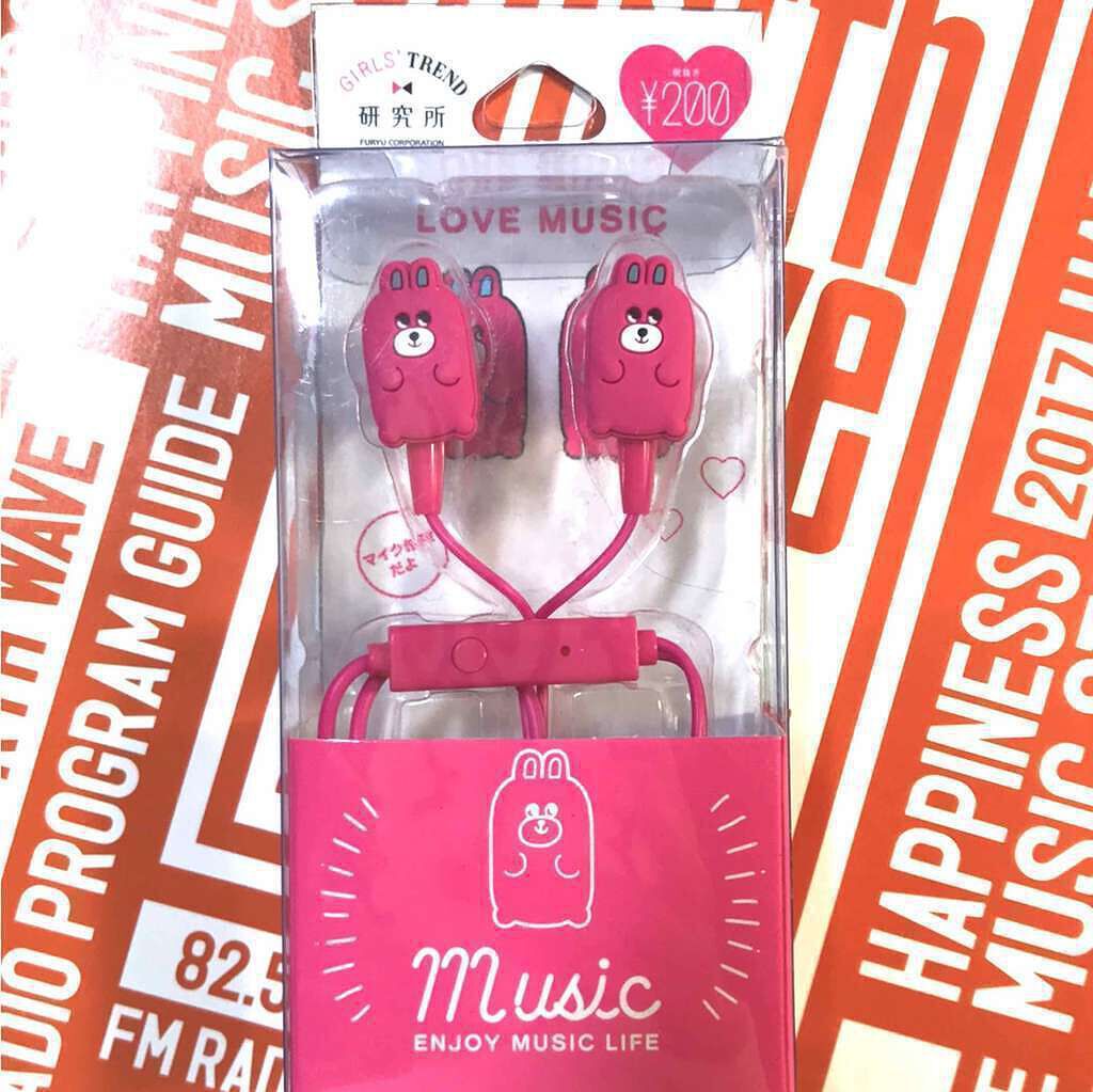 マイク付きイヤホン（ウサギ）/DAISO/その他を使ったクチコミ（1枚目）