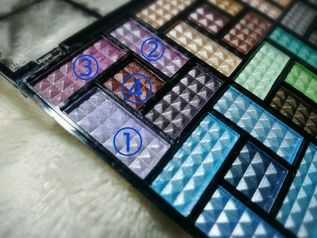 ドールエンジェル×ドン・キホーテ30色パレット/minamo(ミナモ)/アイシャドウパレットを使ったクチコミ(3枚目)