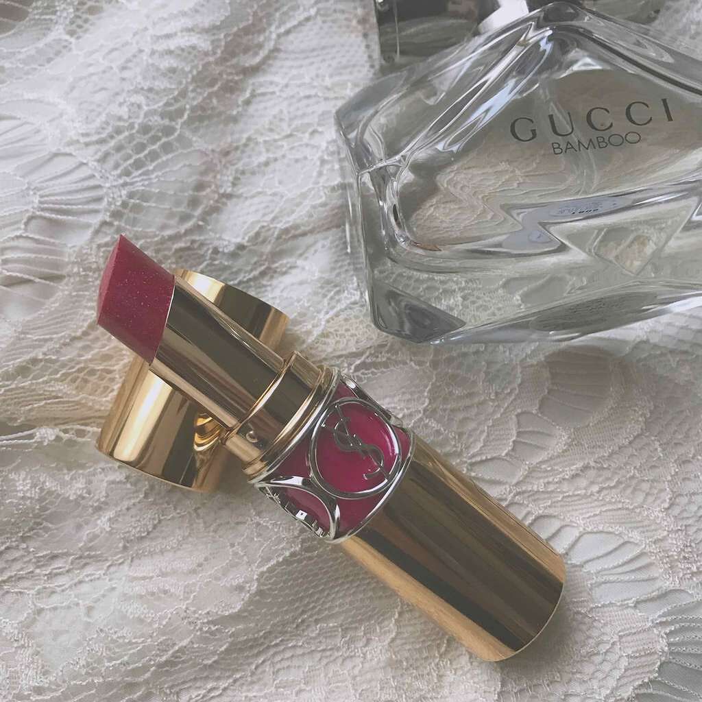 ルージュ ヴォリュプテ シャイン/YVES SAINT LAURENT BEAUTE/口紅を使ったクチコミ(1枚目)