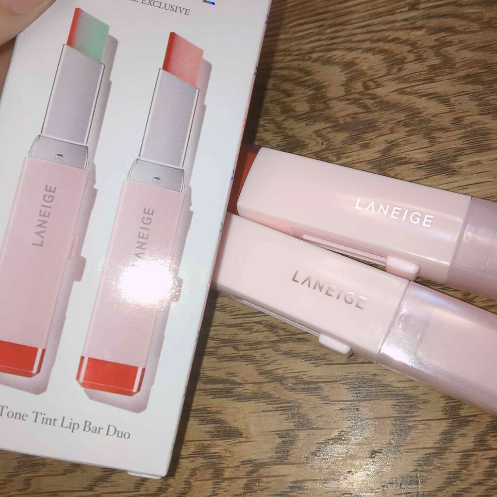 ツー トーン ティント リップ バー/LANEIGE/口紅を使ったクチコミ(1枚目)