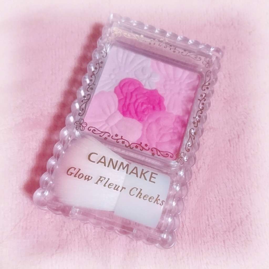 グロウフルールチークス/キャンメイク/パウダーチークを使ったクチコミ(1枚目)