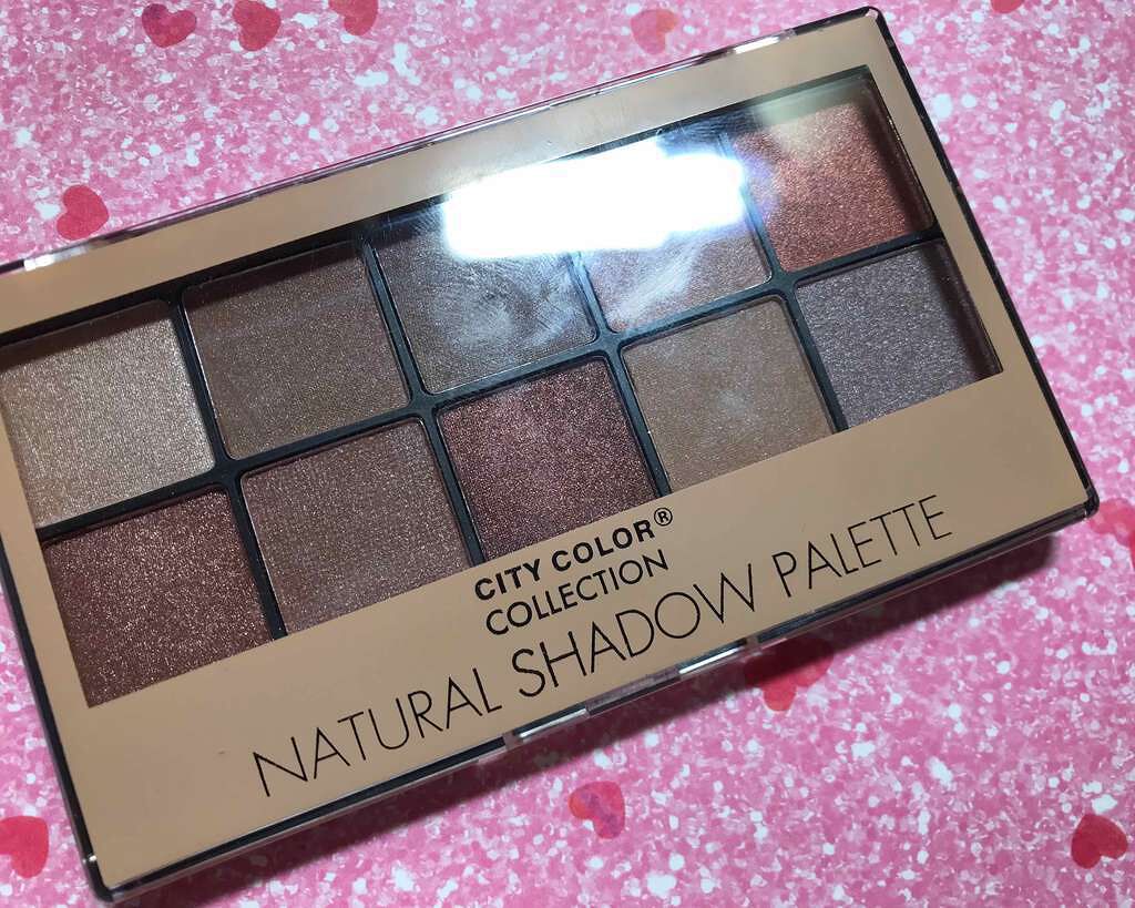NATURAL SHADOW PALETTE/CITY COLOR/アイシャドウパレットを使ったクチコミ(1枚目)