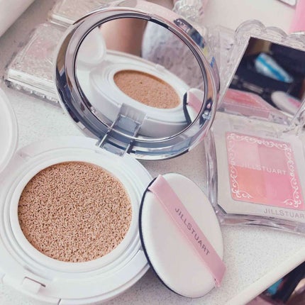 ピュアエッセンス クッションコンパクト/JILL STUART/クッションファンデーションを使ったクチコミ(1枚目)