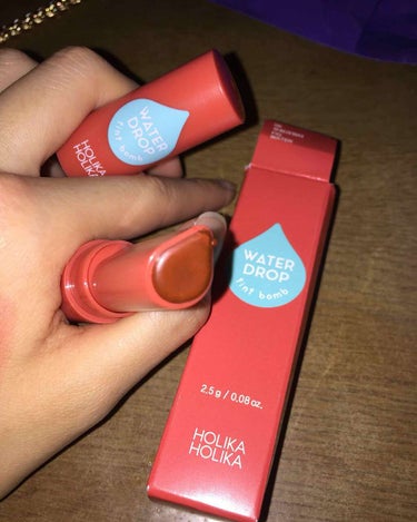 waterdrop tint stick/HOLIKA HOLIKA/口紅を使ったクチコミ（1枚目）