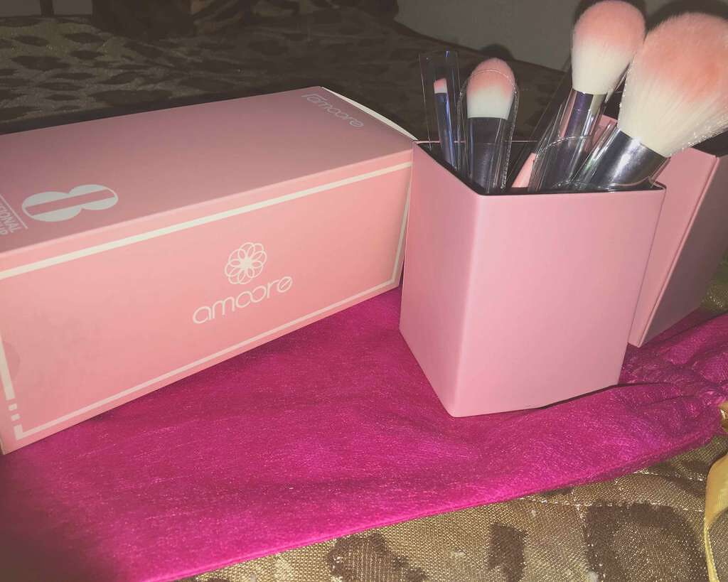 化粧ブラシセット/amoore/メイクブラシを使ったクチコミ(1枚目)
