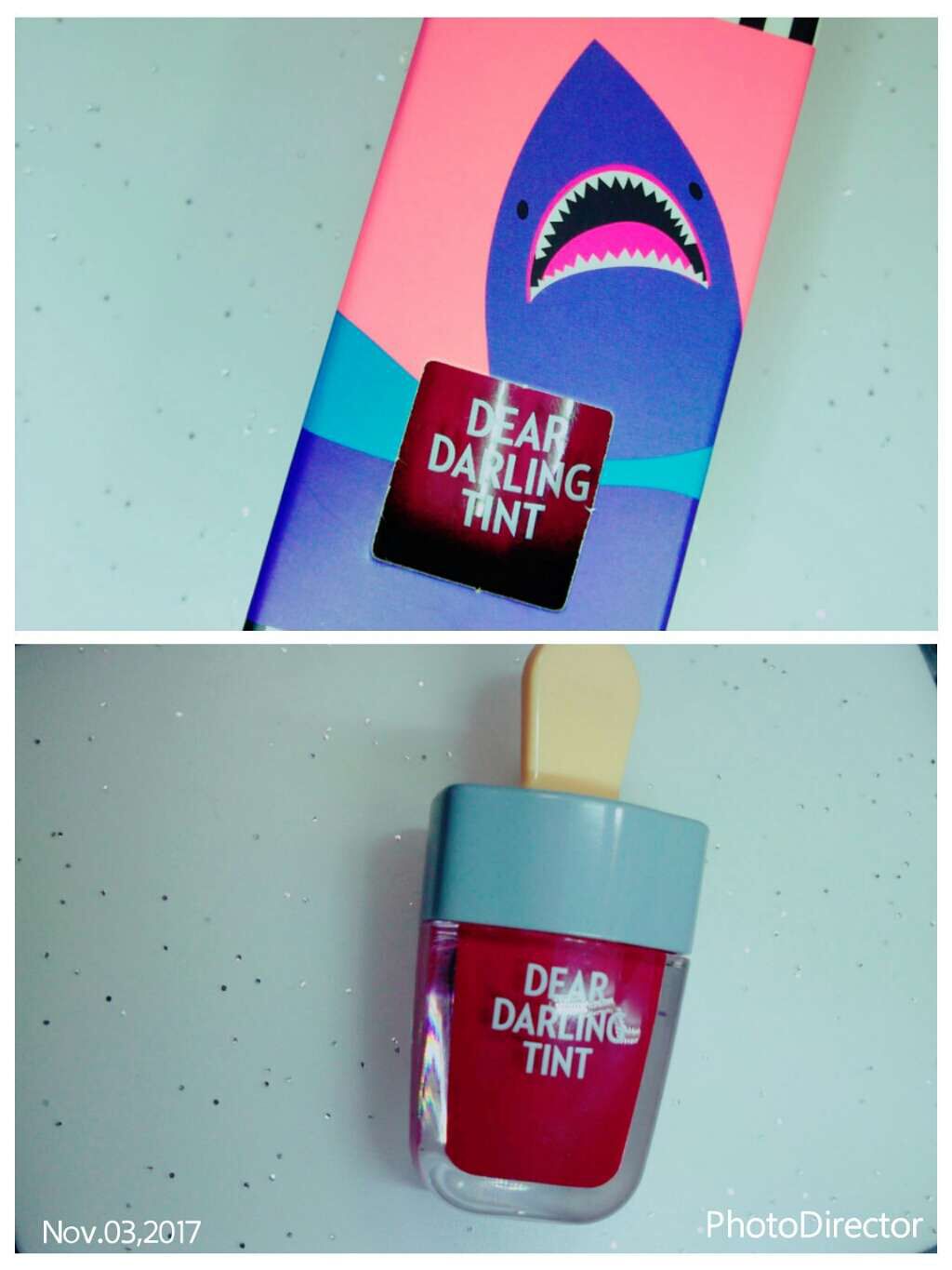 ディアダーリン ウォータージェルティント (アイスティント)/ETUDE/口紅を使ったクチコミ(1枚目)