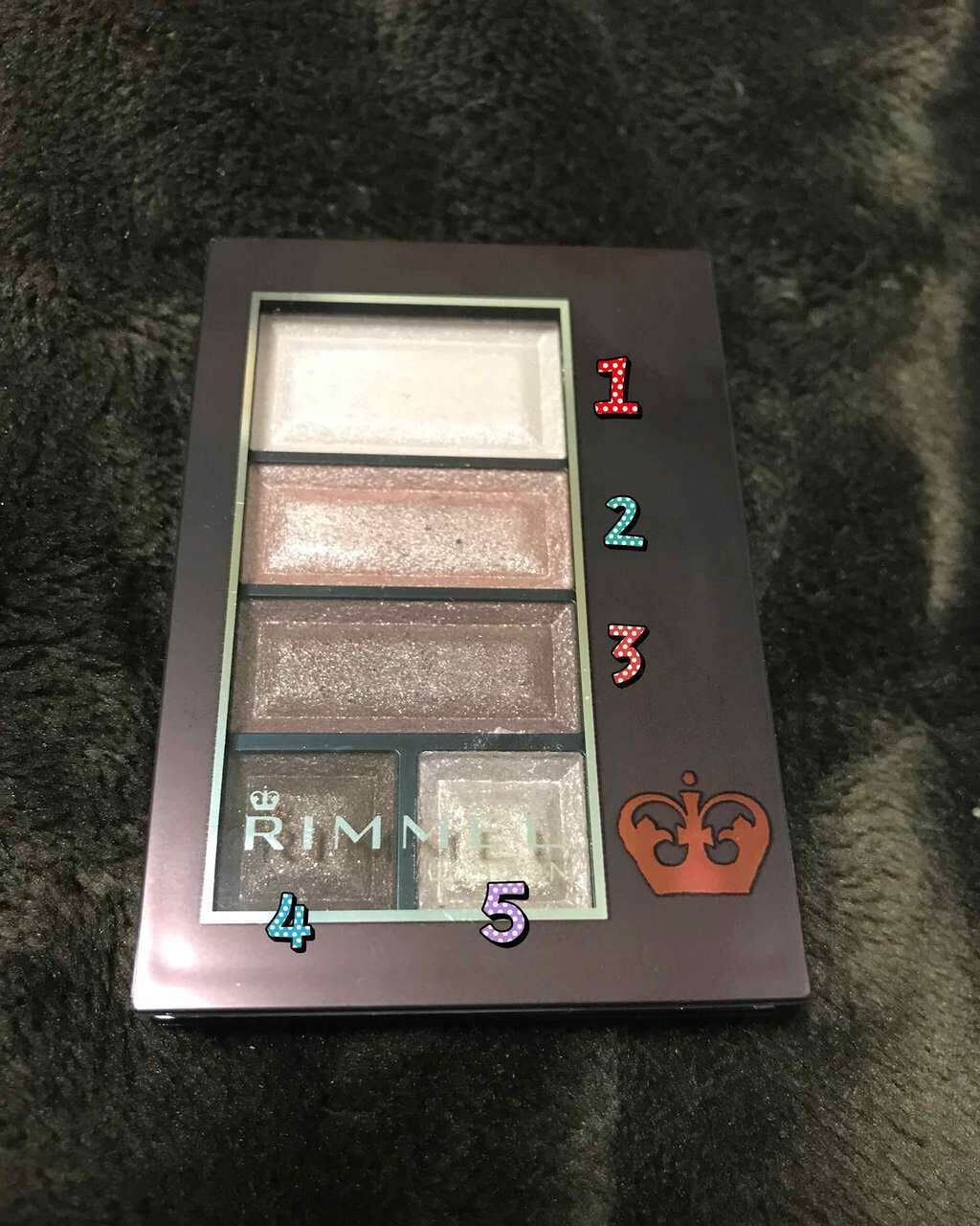 ショコラスウィート アイズ/リンメル ロンドン/アイシャドウパレットを使ったクチコミ(1枚目)