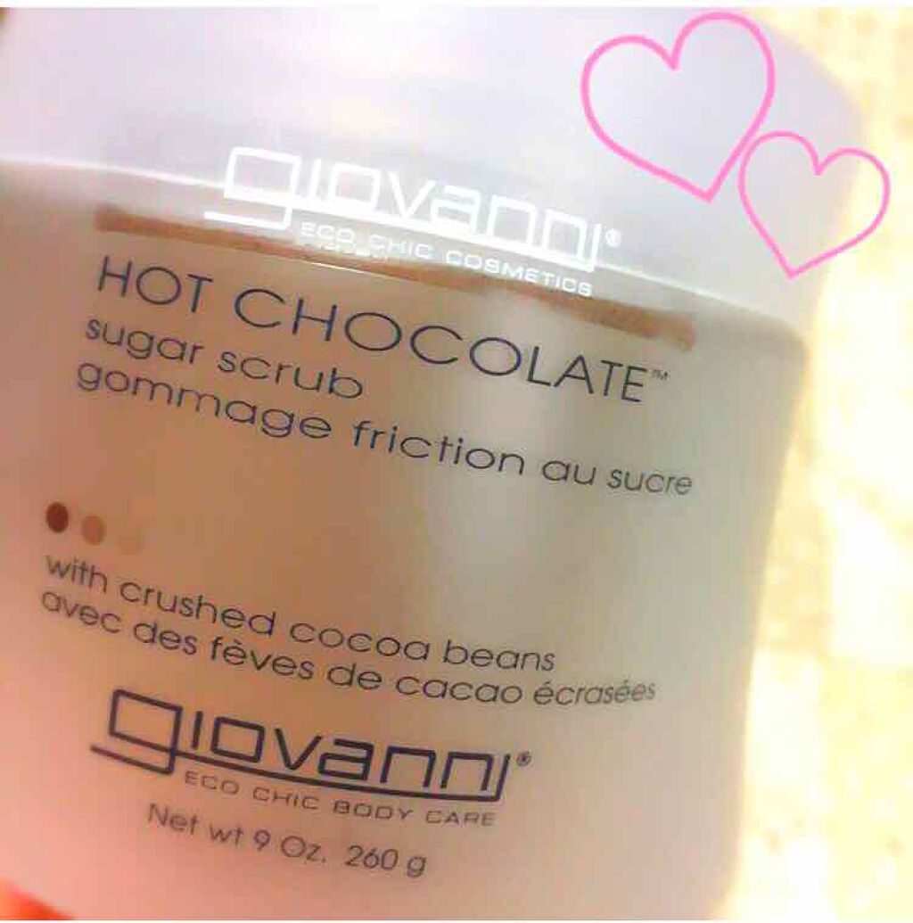 ジョヴァンニ シュガー ボディスクラブ ホットチョコレート/giovanni/ボディスクラブを使ったクチコミ(1枚目)