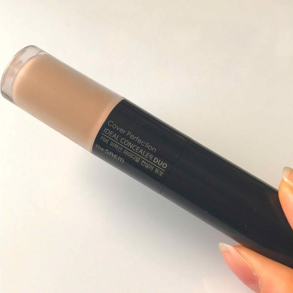 カバーパーフェクション アイディールコンシーラー デュオ/the SAEM/スティックコンシーラーを使ったクチコミ(1枚目)