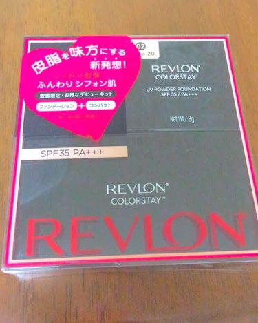 カラーステイ UV パウダー ファンデーション/REVLON/パウダーファンデーションを使ったクチコミ（1枚目）