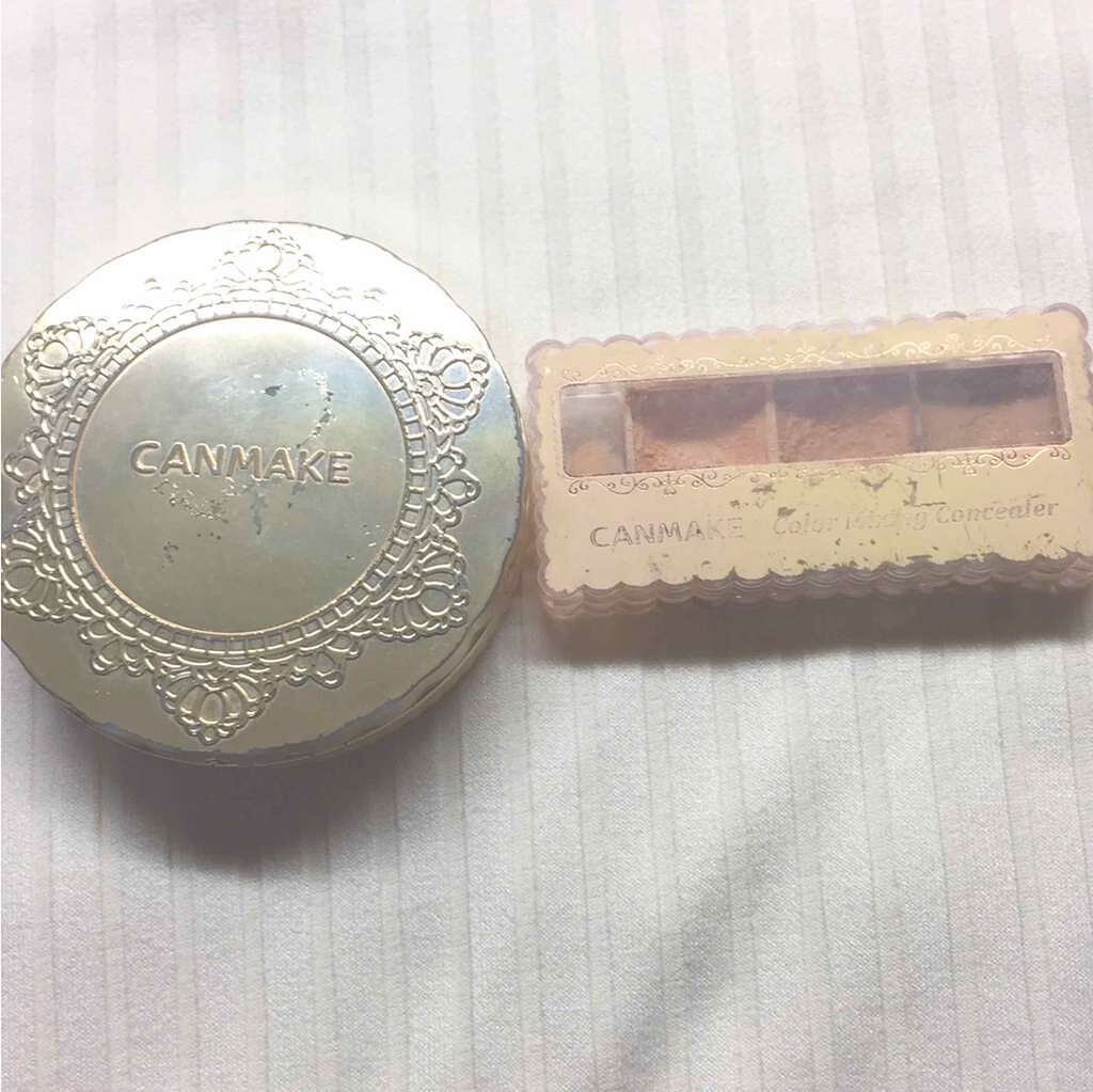 【旧品】マシュマロフィニッシュパウダー/キャンメイク/プレストパウダーを使ったクチコミ(1枚目)