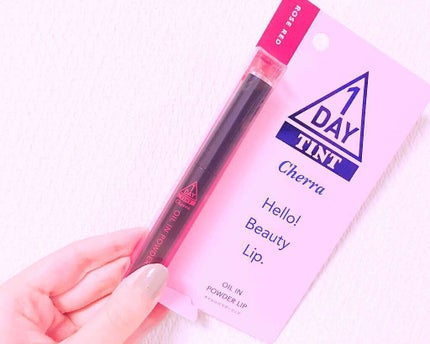 1DAYティントオイルinパウダーリップ/コジット/リップティントを使ったクチコミ(1枚目)