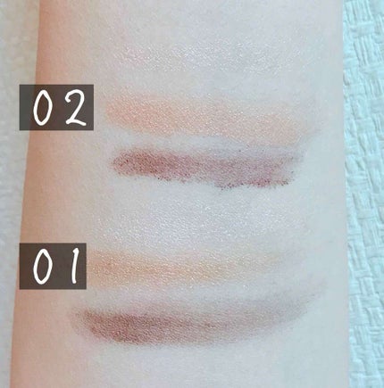 トーンアップアイシャドウ/CEZANNE/アイシャドウパレットを使ったクチコミ(2枚目)