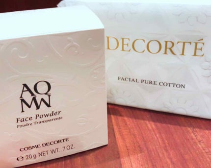AQ MW フェイスパウダー/DECORTÉ/ルースパウダーを使ったクチコミ(1枚目)