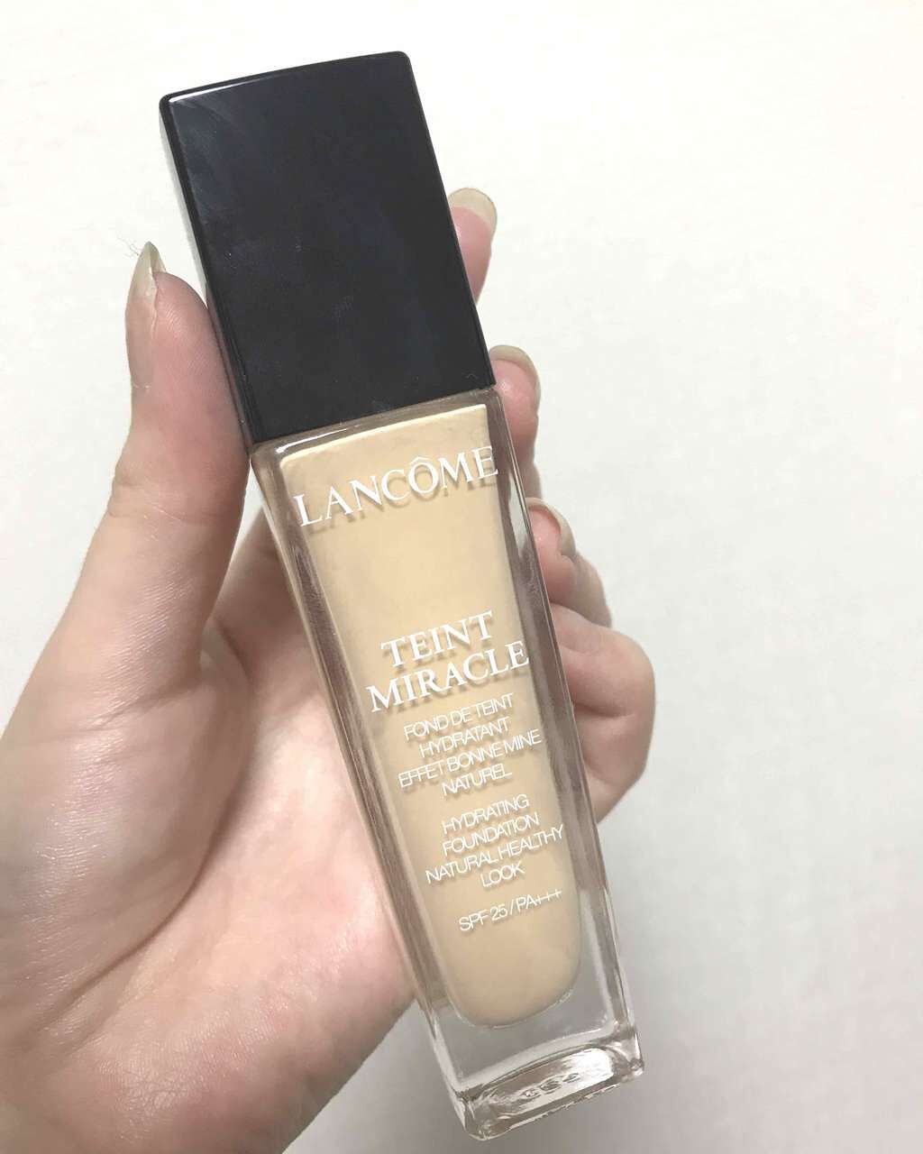 タンミラク リキッド/LANCOME/リキッドファンデーションを使ったクチコミ(1枚目)