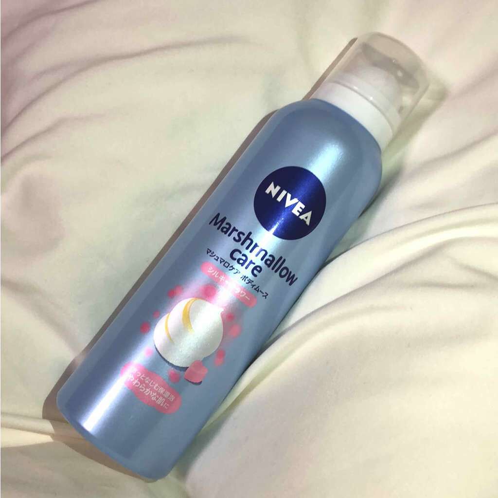 マシュマロケア ボディムース シルキーフラワー/ニベア/ボディローションを使ったクチコミ（1枚目）