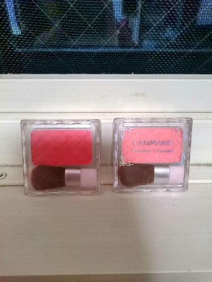 【旧品】パウダーチークス PW34 リトルアプリコット/キャンメイク/パウダーチークを使ったクチコミ(1枚目)