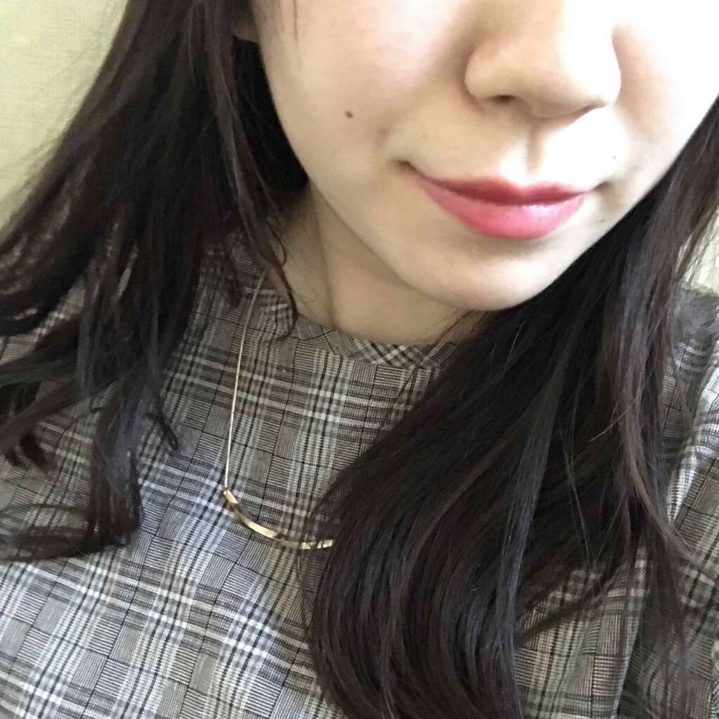 バーバリーキス 45クラレットピンク/Burberry Beauty/口紅を使ったクチコミ（2枚目）