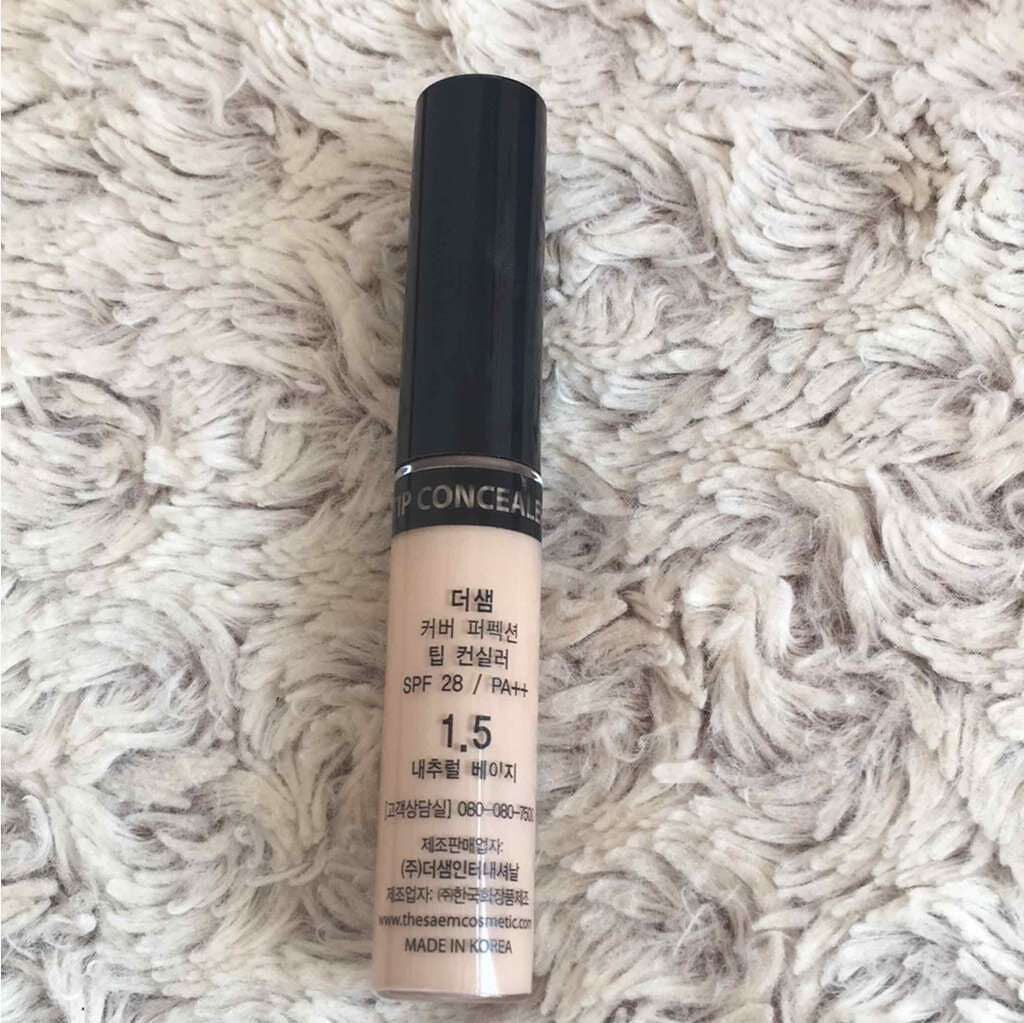 カバーパーフェクション チップコンシーラー/the SAEM/リキッドコンシーラーを使ったクチコミ(2枚目)