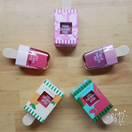 ディアダーリン ウォータージェルティント (アイスティント)/ETUDE/口紅を使ったクチコミ(1枚目)