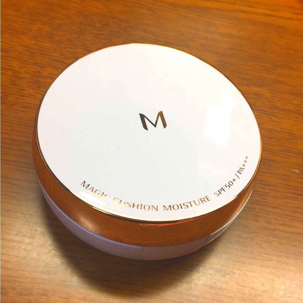 M クッション ファンデーション(モイスチャー)/MISSHA/クッションファンデーションを使ったクチコミ(1枚目)