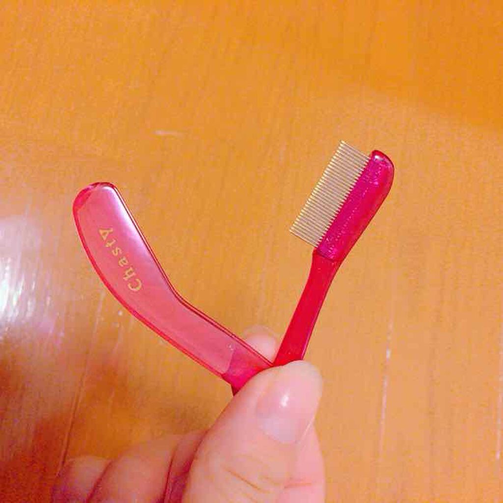 マスカラコーム メタルN(ナチュラル)/チャスティ/その他化粧小物を使ったクチコミ(1枚目)