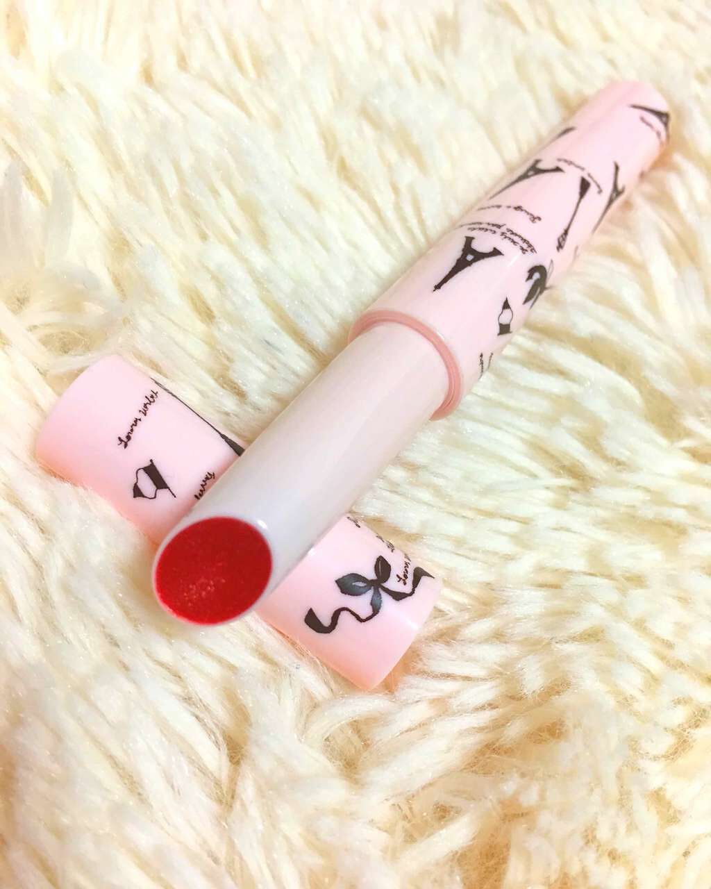 ワンストロークルージュ/Le・beran・mignon/口紅を使ったクチコミ(2枚目)