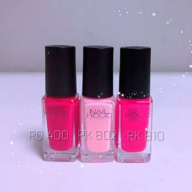 ネイルホリック Juicy color PK810/ネイルホリック/マニキュアを使ったクチコミ（1枚目）