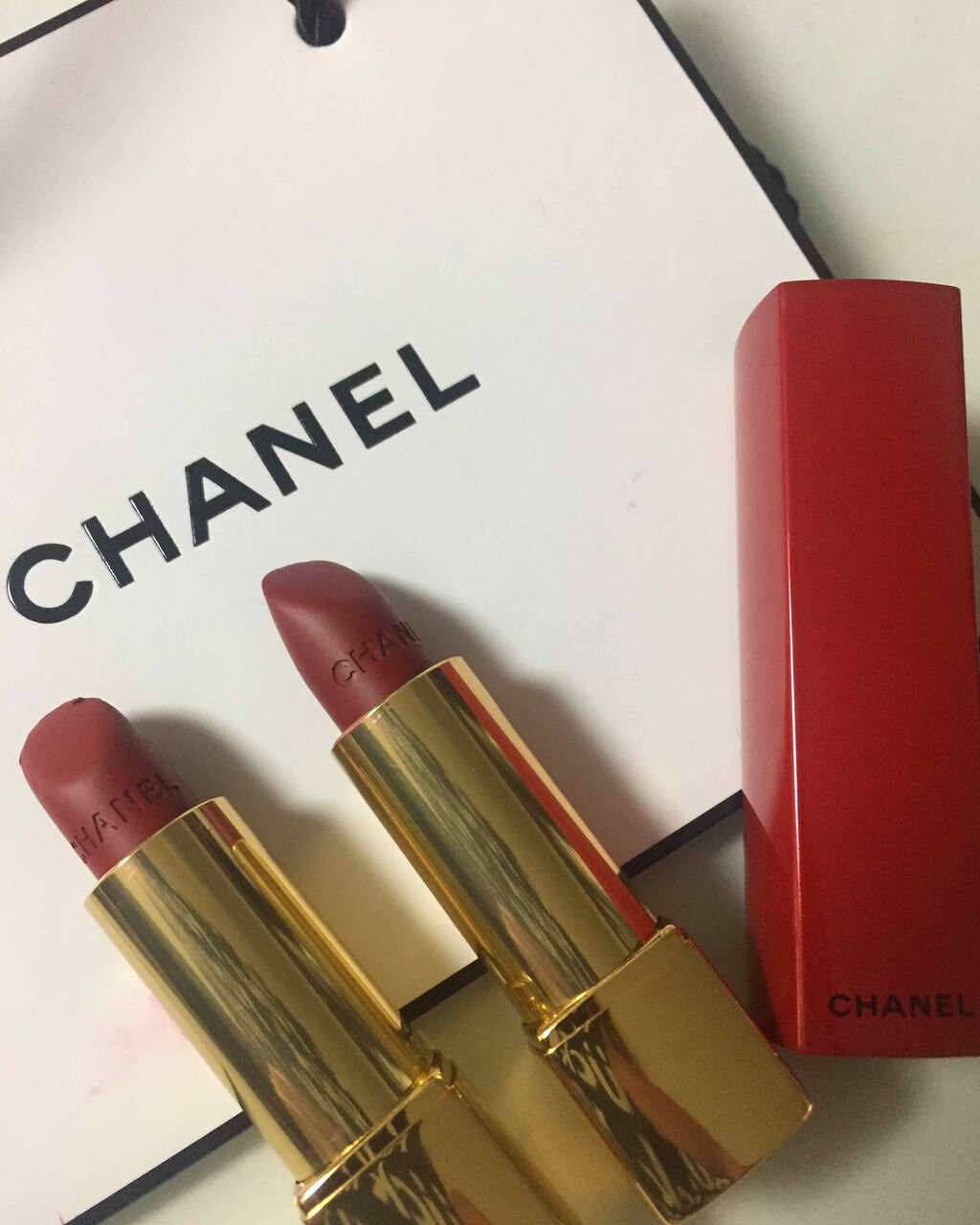 ルージュ アリュール ヴェルヴェット/CHANEL/口紅を使ったクチコミ(1枚目)