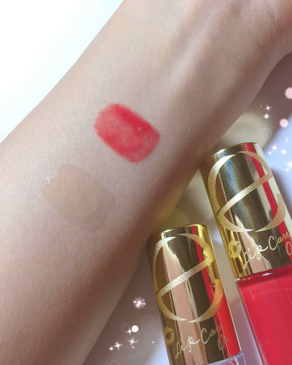 リップケアオイル/excel/リップグロスを使ったクチコミ(2枚目)