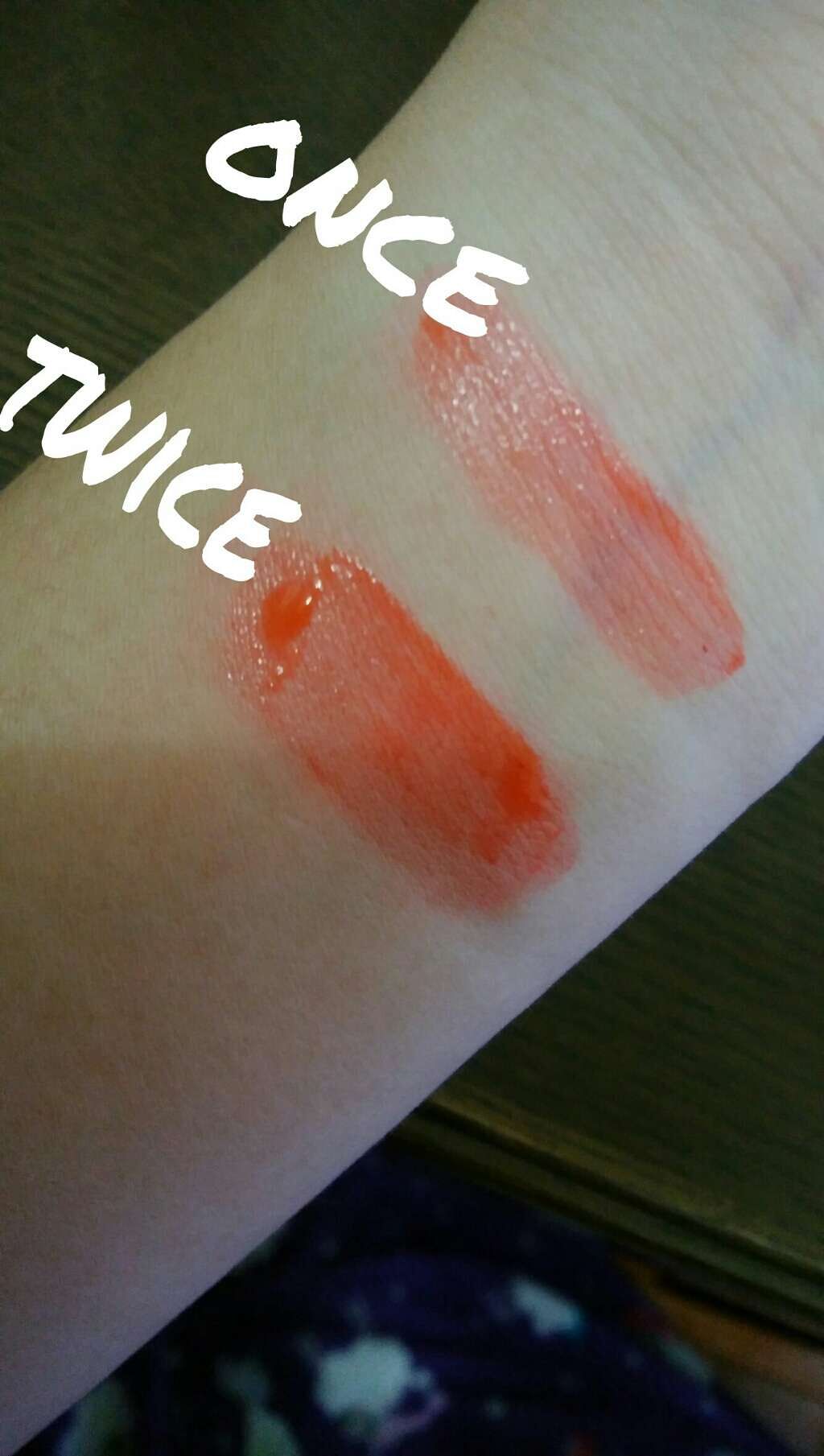 ディアダーリン ウォータージェルティント/ETUDE/リップティントを使ったクチコミ(2枚目)