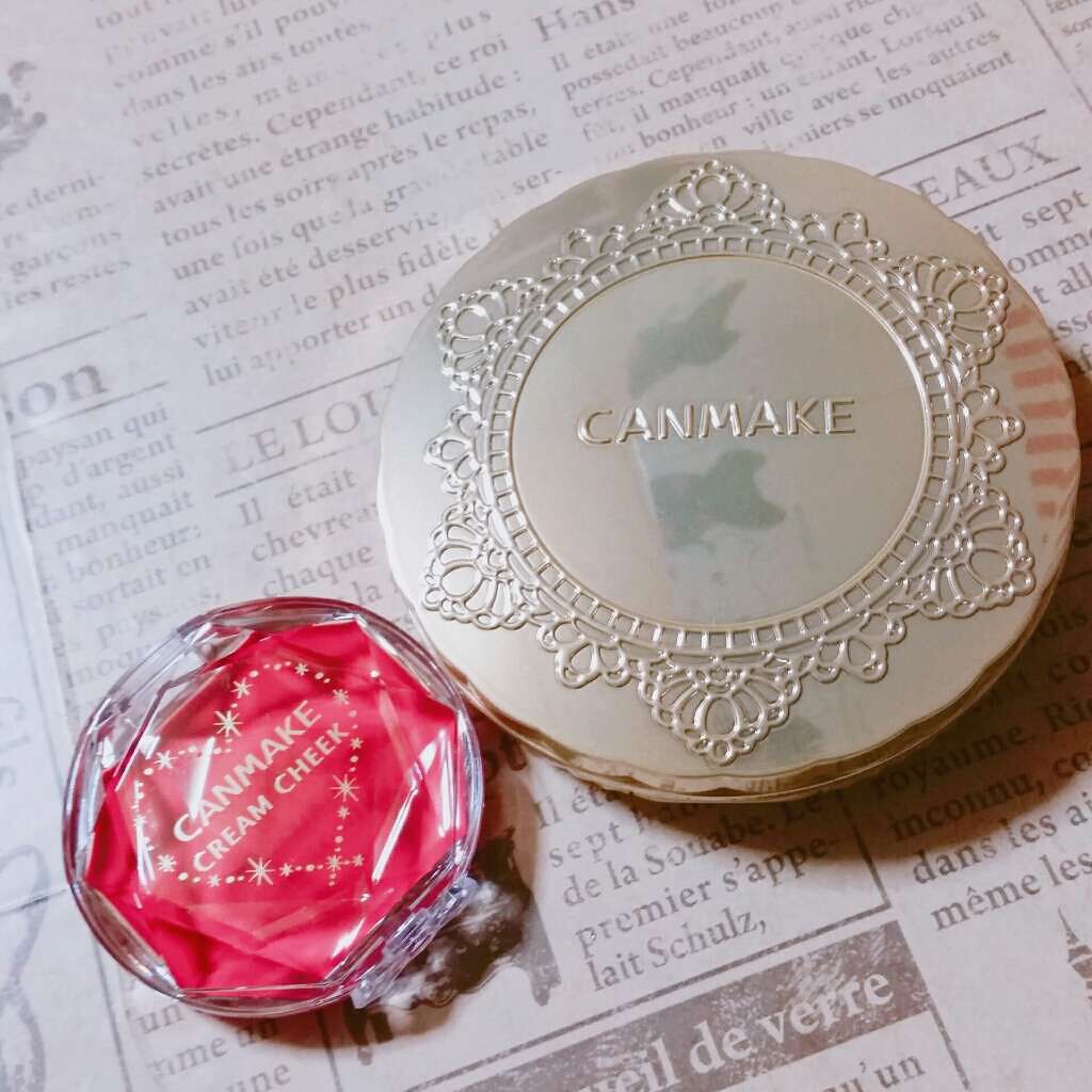 クリームチーク/キャンメイク/ジェル・クリームチークを使ったクチコミ（1枚目）