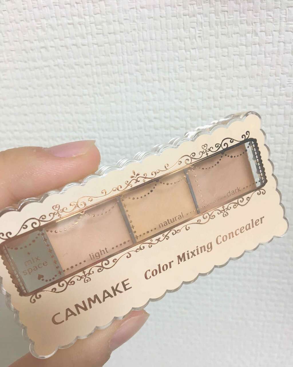 カラーミキシングコンシーラー/キャンメイク/パレットコンシーラーを使ったクチコミ(1枚目)