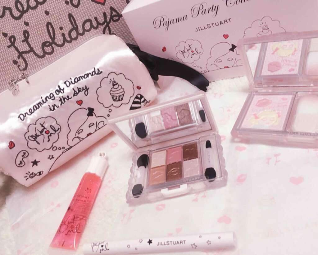 パジャマパーティコレクション (クリスマスコフレ 2017)/JILL STUART/メイクアップキットを使ったクチコミ(2枚目)