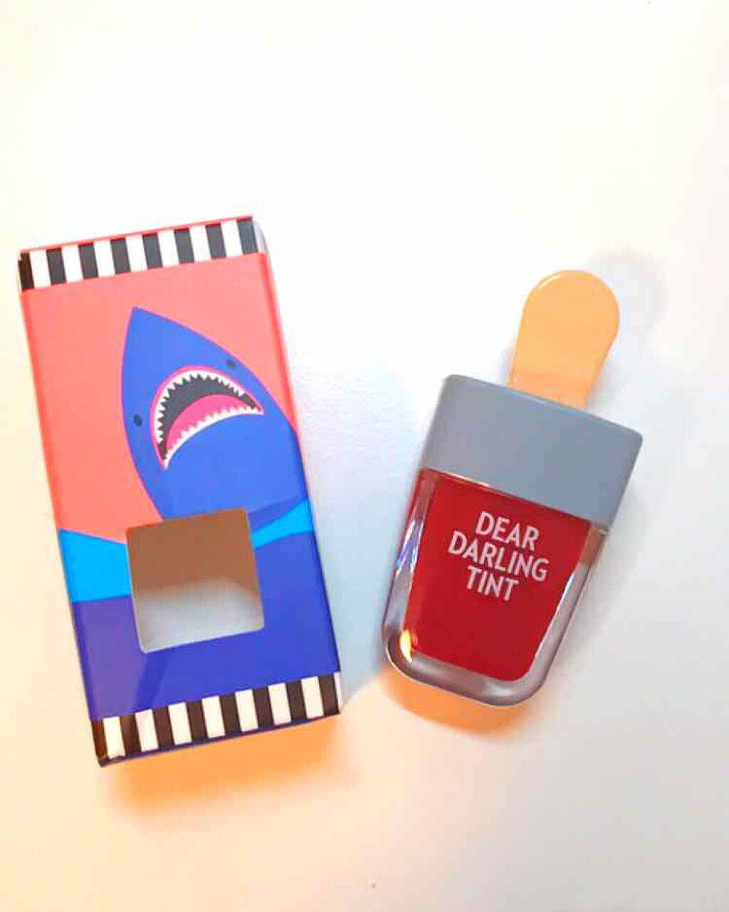 ディアダーリン ウォータージェルティント (アイスティント)/ETUDE/口紅を使ったクチコミ(1枚目)