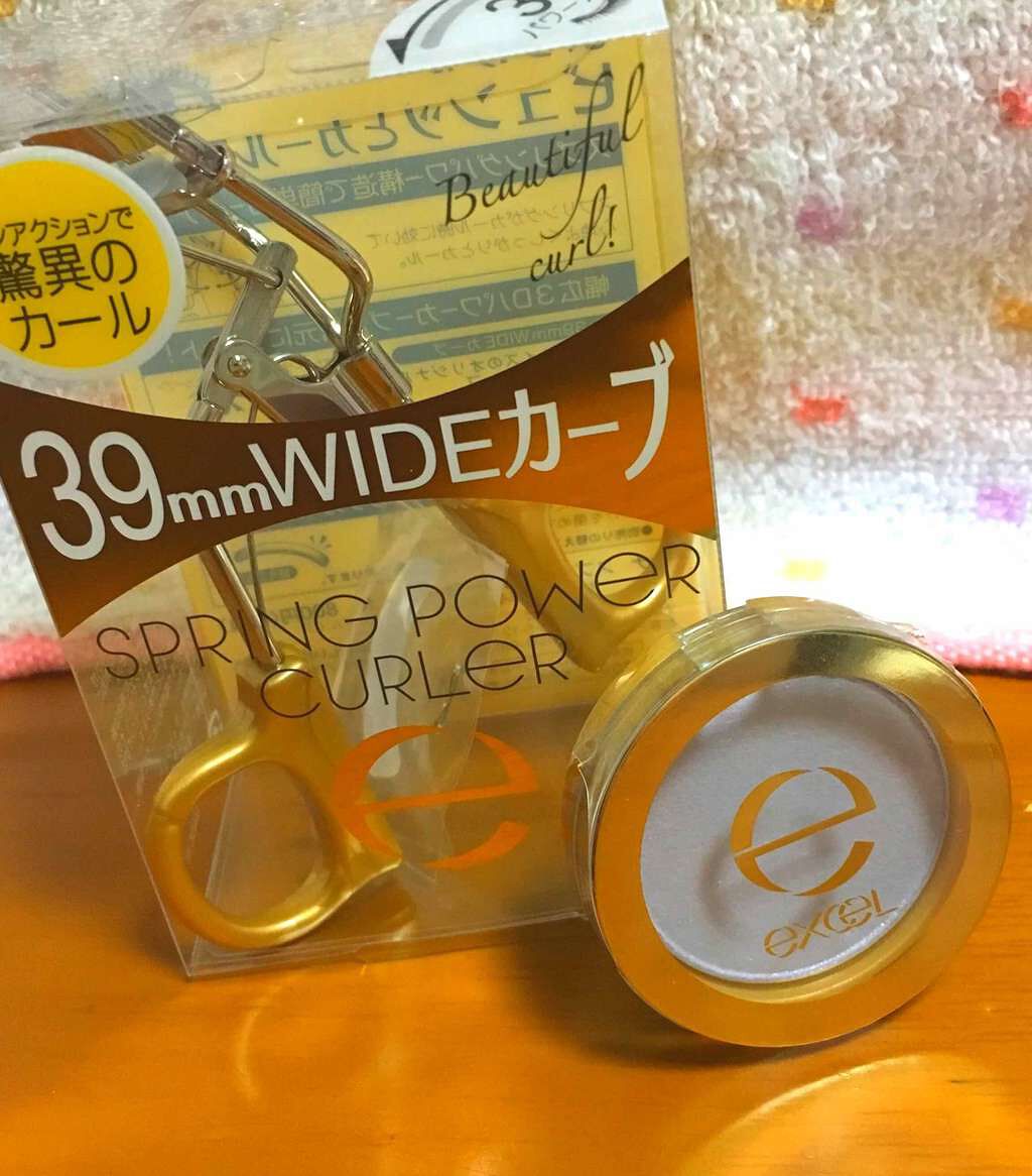 スプリングパワーカーラー/excel/ビューラーを使ったクチコミ（1枚目）