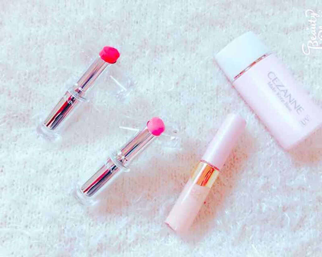 ラスティンググロスリップ/CEZANNE/口紅を使ったクチコミ(1枚目)