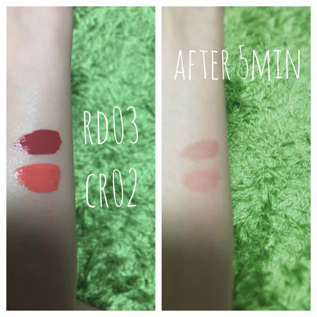 アピュー ウォーターライト ティント/A’pieu/リップティントを使ったクチコミ(2枚目)