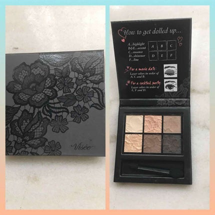 リシェ ヴェルヴェット シマー アイズ/Visée/アイシャドウパレットを使ったクチコミ(1枚目)