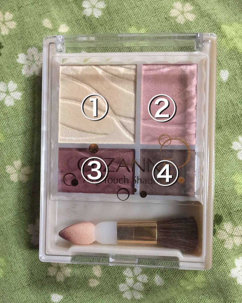 エアリータッチシャドウ/CEZANNE/アイシャドウパレットを使ったクチコミ（3枚目）
