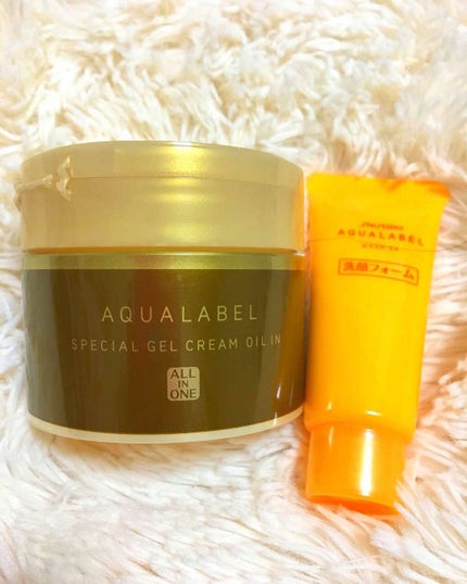 スペシャルジェルクリーム(オイルイン)/アクアレーベル/オールインワン化粧品を使ったクチコミ(2枚目)