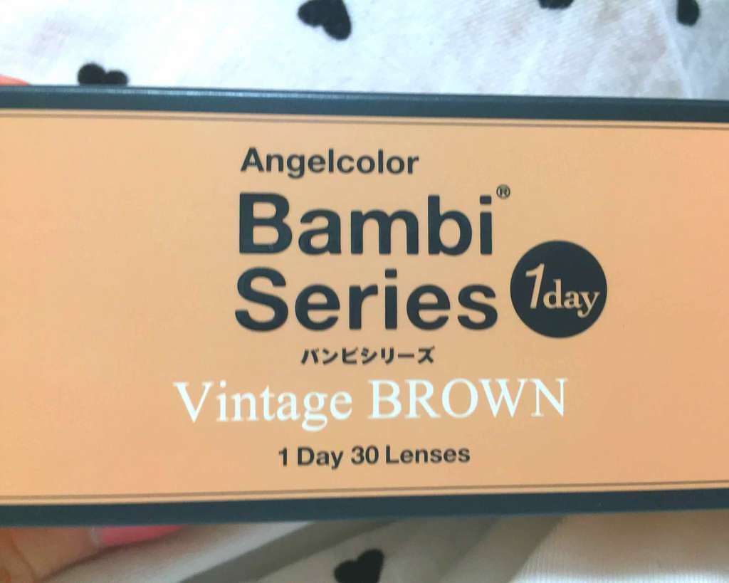 Angelcolor Bambi Series Vintage 1day/AngelColor/ワンデー(1DAY)カラコンを使ったクチコミ(1枚目)