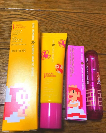 shu uemura ステージ パフォーマー ブロック：ブースターのクチコミ「シュウウエムラのクリスマスコフレ

何と言ってもパッケージがかわいい！化粧下地はピンクベースの.....」（1枚目）